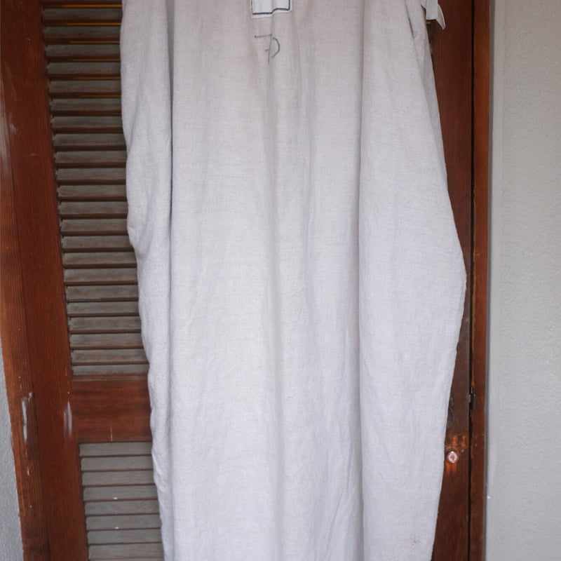 eski. original remake linen dress / beige / pl