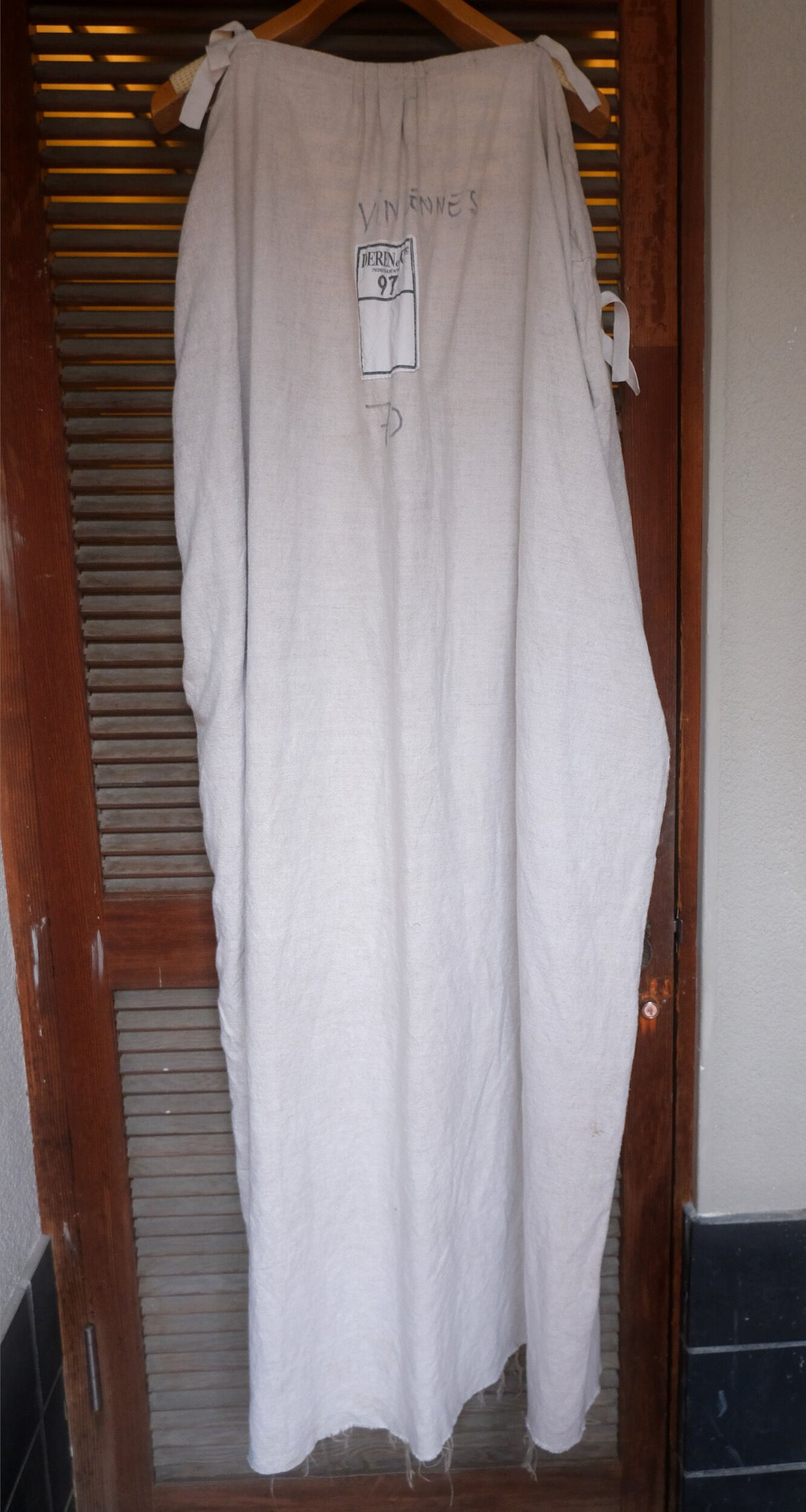 eski. original remake linen dress / beige / pl