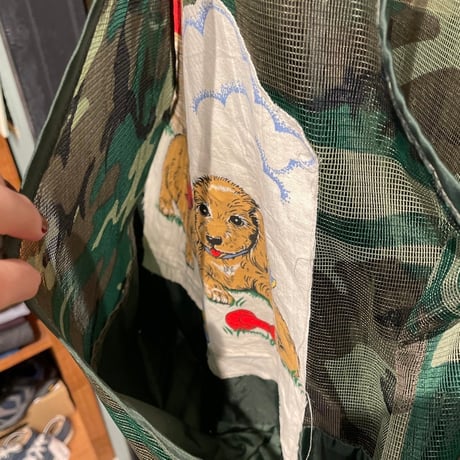 eski. remake / "dog" mesh camo vest