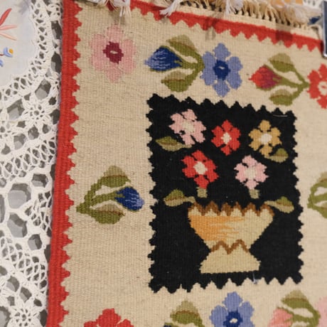 mini rug "flower"