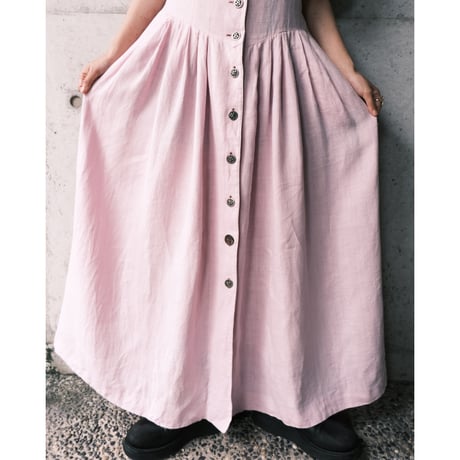 Tyrolean dress with flower buttons