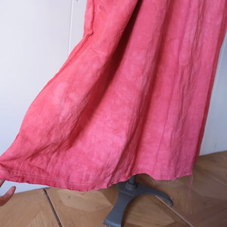 eski.  original dress / overdye "pink × ocher"