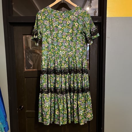 50-60s vintage / "Faye Creations" tiered dress