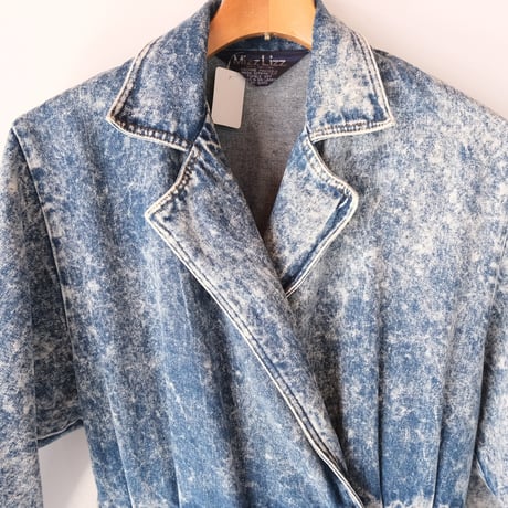 chemical denim all-in-one