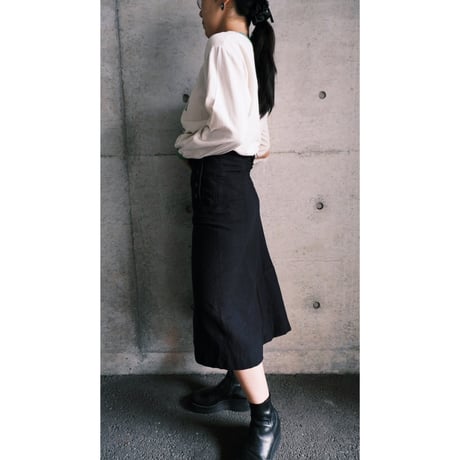 wool marine skirt