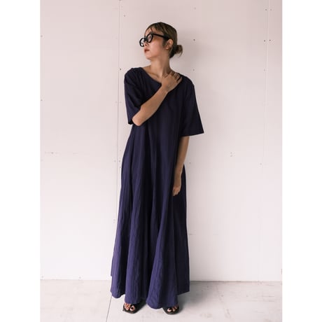 cotton dress / purple