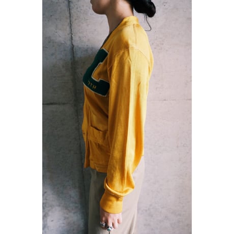 “L”  7th lettered cardigan