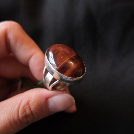 red tiger eye ring