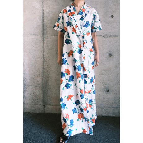 flower print gown