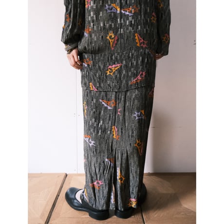 80s layered design dress