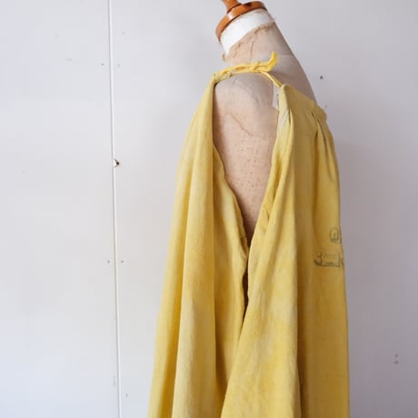 eski.  original dress / overdye "yellow × olive"