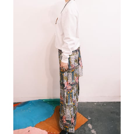 〜70s flower skirt