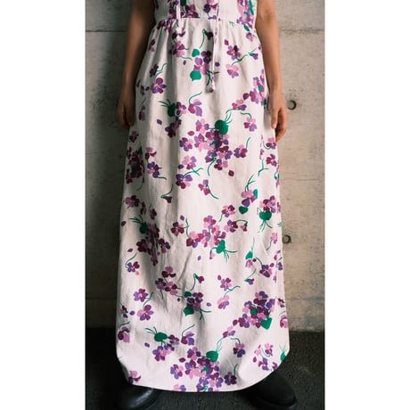 〜70s vintage / floral cami dress