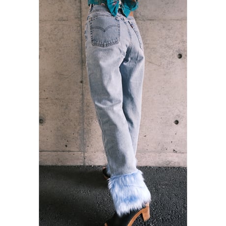 Levi's / remake denim / fake fur