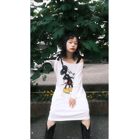 "BORO" big Mickey tee