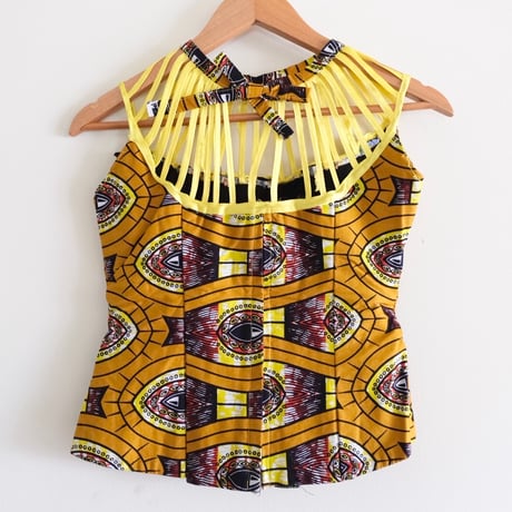 African batik designed halter tops