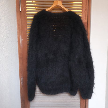 "BAA COSTUME MFG." / king mohair sweater / black
