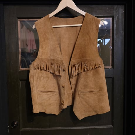 leather vest with fringe