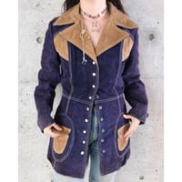 〜70s suède leather jacket