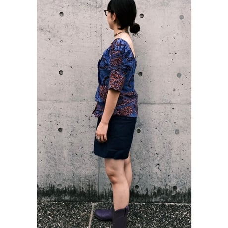 African batik tops with rhinestones