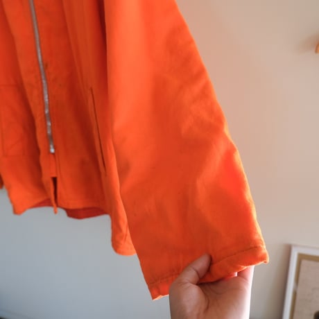 orange big jacket