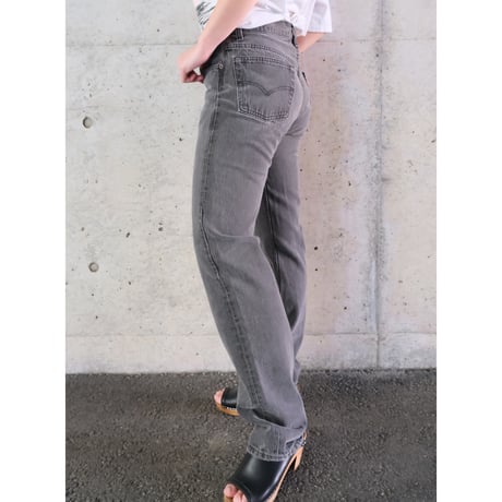 Levi's 501 / black denim / made in USA
