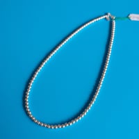 navajo perl necklace / 4mm
