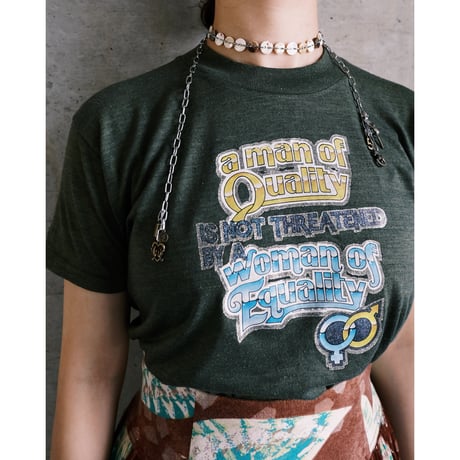 over dye tee shirt “khaki”