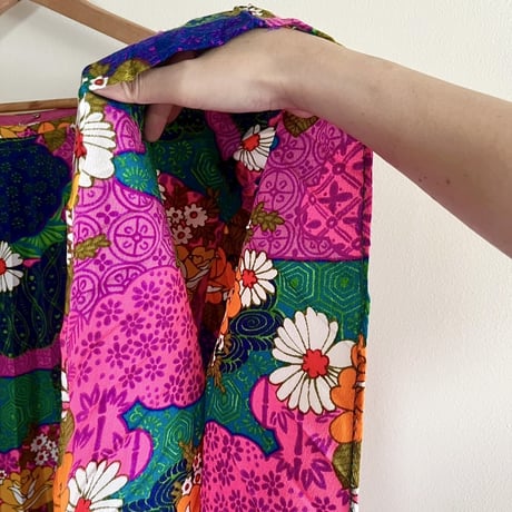 flower poncho dress