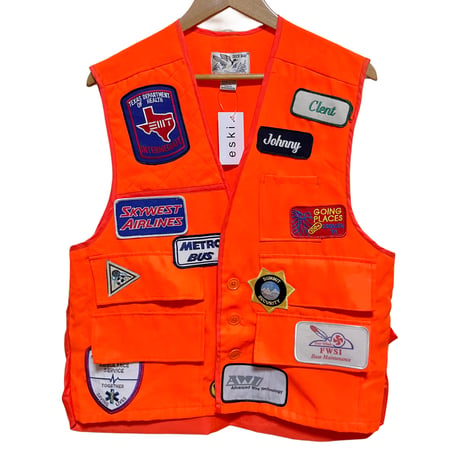 hunting vest with patch