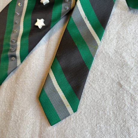 "繕う" collaboration beads embroidery necktie "⭐︎ × border"