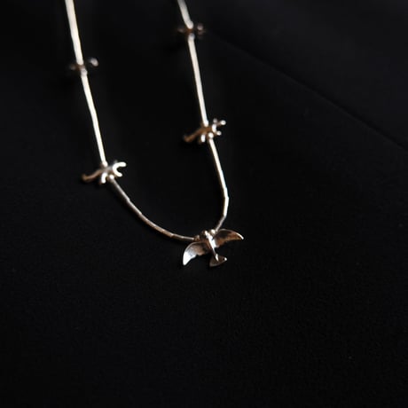 Indian jewelry / silver fetish necklace