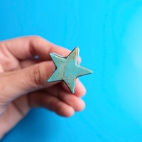navajo / “star” turquoise ring