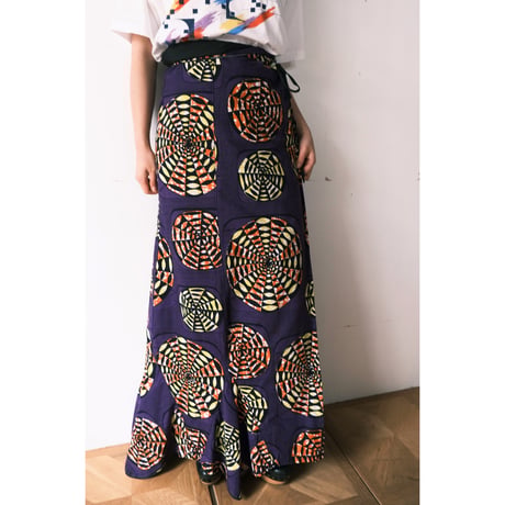 batik wrap skirt