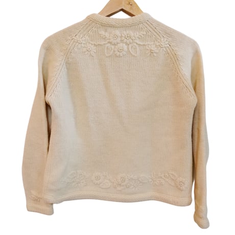 〜70s embroidery knit cardigan
