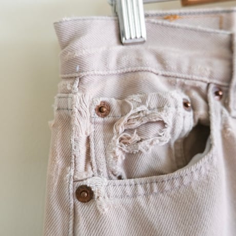 Levi's lot.501 / gray denim / made in USA