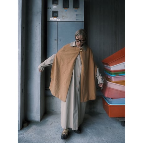 wide silhouette poncho