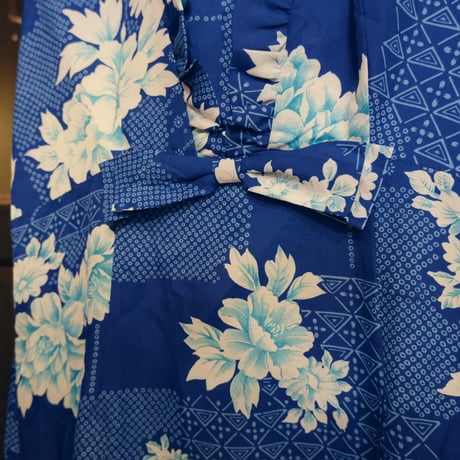 N/S flower dress / blue
