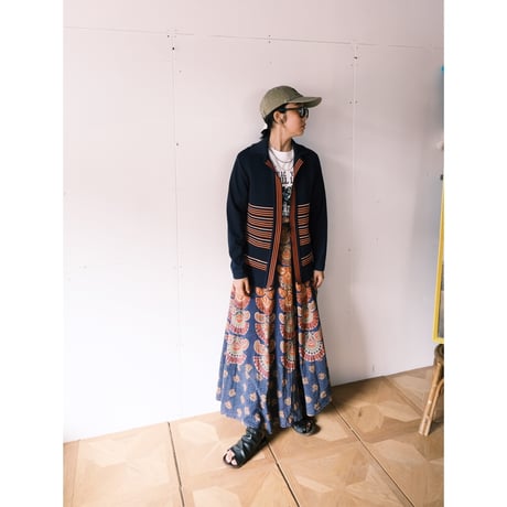 〜70s poly jersey cardigan