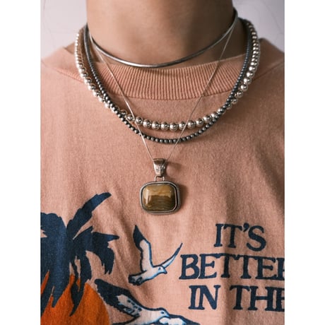 navajo / picture jasper necklace