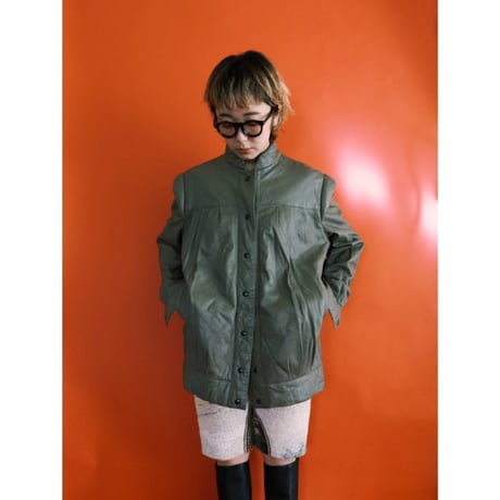 made in Italy / design leather jacket