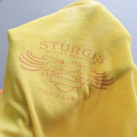 Harley-Davidson T-shirt / orange × yellow