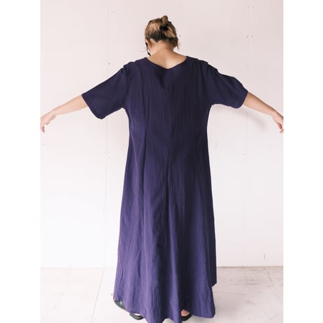 cotton dress / purple