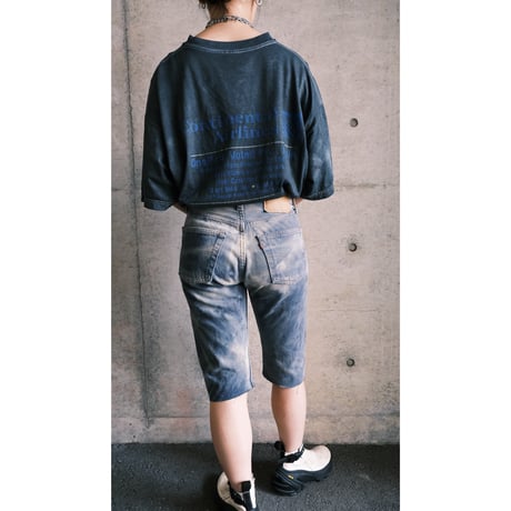 Levi’s / tie dye half denim pants