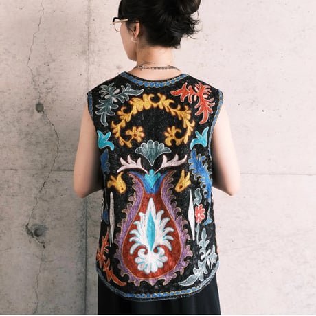 embroidery vest