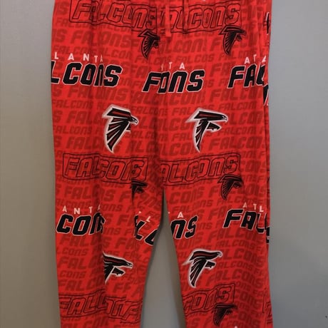 "FALCONS" easy pants / red