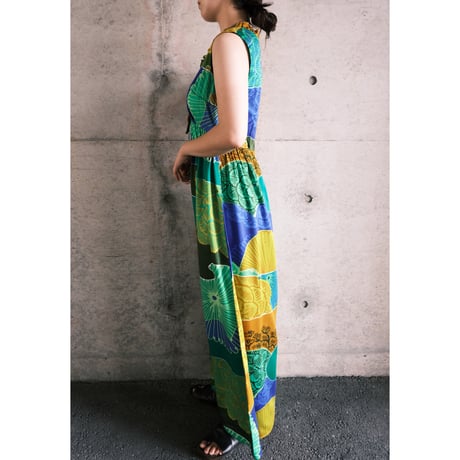 〜70s Hawaiian dress / "LIBERTY HOUSE" fabric