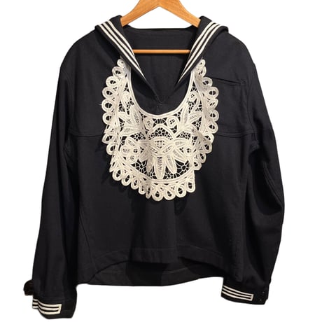 eski. remake sailor tops with lace collar