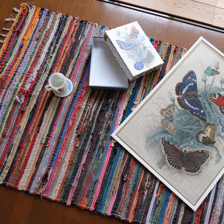 vintage rug / multi color