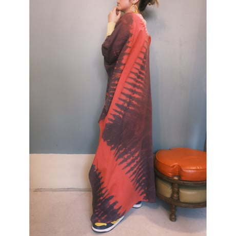 tie-dye embroidery dress